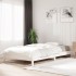 Cama apilable de madera pino maciza blanco 90x200