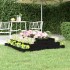 Jardinera madera maciza de pino negro 110x110x27