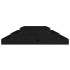 Jardinera madera maciza de pino negro 110x110x27