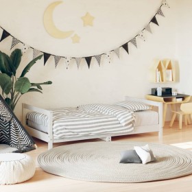 Estructura de cama para niños madera de pino blanco 80x160