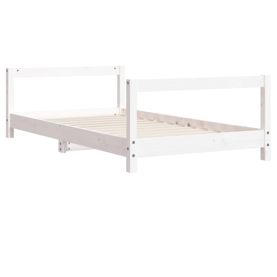 Estructura de cama para niños madera de pino blanco 80x160