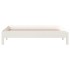 Cama apilable de madera pino maciza blanco 90x200