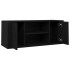 Mueble para TV madera contrachapada negra 100x35x40