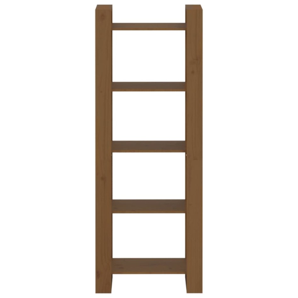 Estantería/divisor espacios madera marrón miel 60x35x160