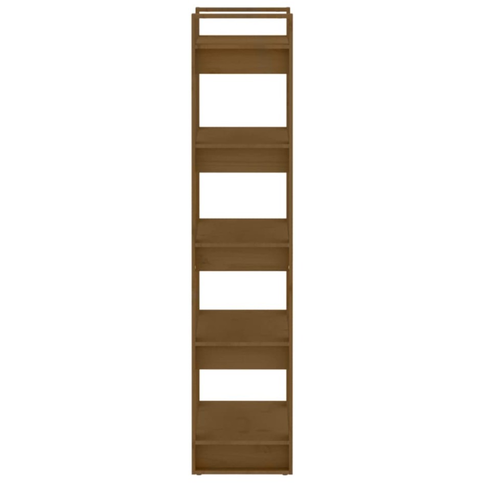 Estantería/divisor espacios madera marrón miel 60x35x160