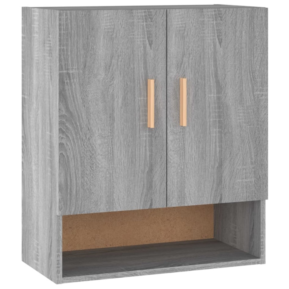 Armario de pared madera contrachapada gris Sonoma 60x31x70