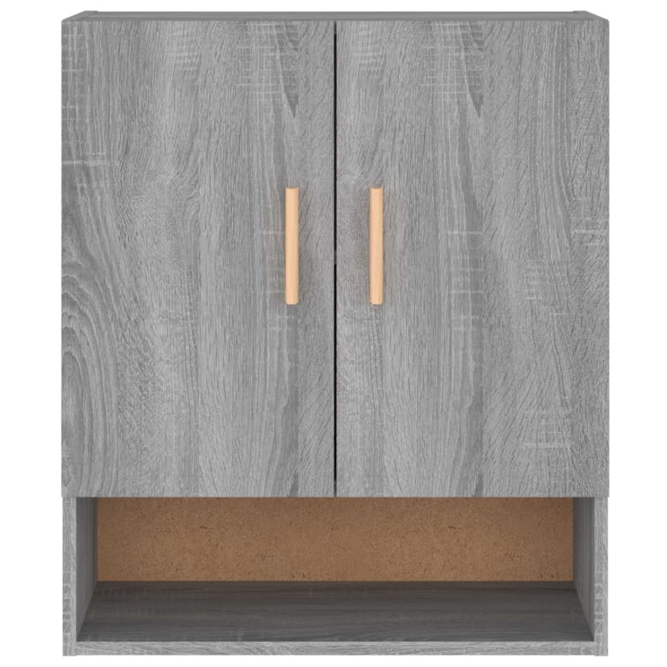 Armario de pared madera contrachapada gris Sonoma 60x31x70