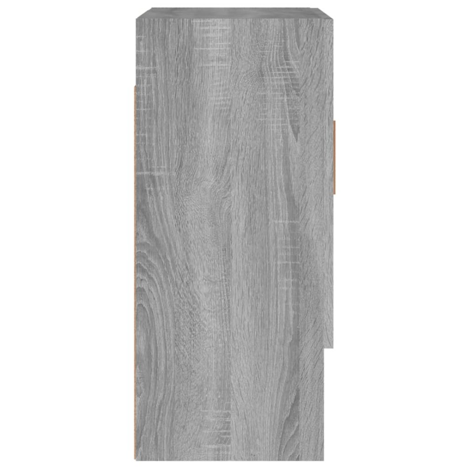Armario de pared madera contrachapada gris Sonoma 60x31x70