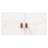 Armario de pared de madera maciza de pino blanco 60x30x30