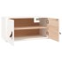 Armario de pared de madera maciza de pino blanco 60x30x30