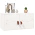 Armario de pared de madera maciza de pino blanco 60x30x30