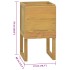 Mueble de baño madera maciza de teca 41x40x75