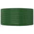 Jardinera arriate acero recubrimiento polvo verde 140x140x68