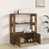 Aparador madera contrachapada color roble ahumado 80x30x90