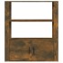 Aparador madera contrachapada color roble ahumado 80x30x90