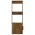 Aparador madera contrachapada color roble ahumado 80x30x90
