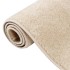 Alfombra de pelo corto beige 160x230