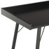 Escritorio negro 90x50x79