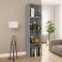 Estantería/mueble de TV contrachapada gris Sonoma 36x30x143