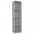 Estantería/mueble de TV contrachapada gris Sonoma 36x30x143