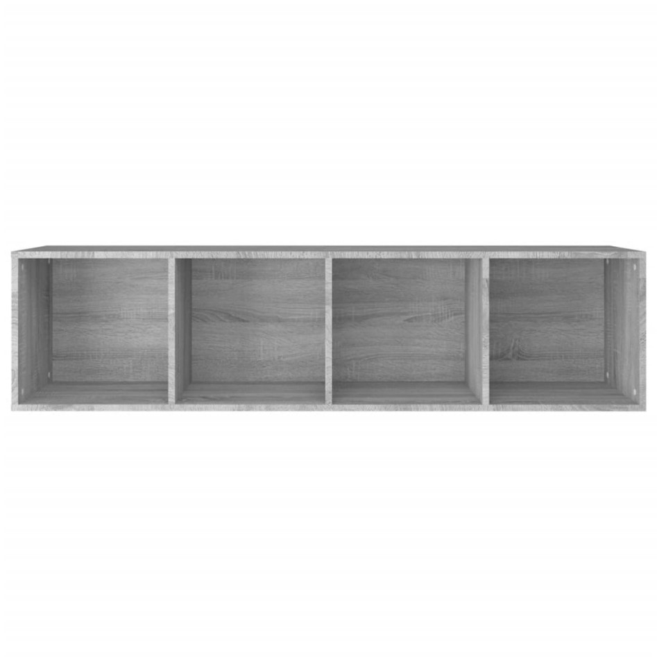 Estantería/mueble de TV contrachapada gris Sonoma 36x30x143