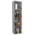 Estantería/mueble de TV contrachapada gris Sonoma 36x30x143