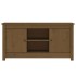 Mueble de TV madera maciza de pino marrón miel 103x36,5x52