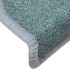 Alfombras de peldaños de escalera 15 uds azul 56x17x3
