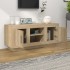 Mueble de TV madera contrachapada roble Sonoma 102x35x45