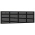 Cabecero de cama de pared madera maciza pino negro 166x3x63