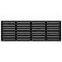 Cabecero de cama de pared madera maciza pino negro 166x3x63