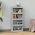 Estantería madera contrachapada gris hormigón 60x30x135