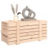 Caja de almacenaje madera maciza de pino 91x40,5x42
