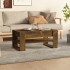 Mesa de centro madera de ingeniería roble ahumado 102x55x45