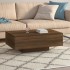 Mesa de centro madera de ingeniería roble marrón 85x55x31