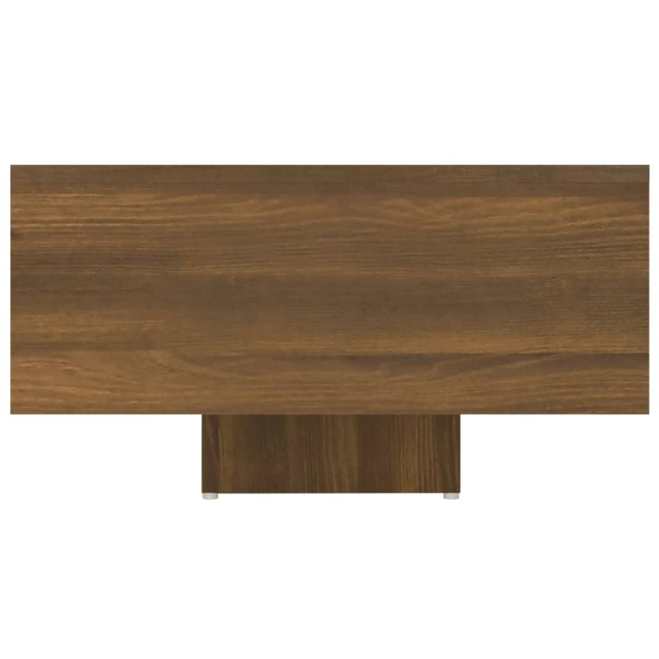 Mesa de centro madera de ingeniería roble marrón 85x55x31