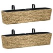 Conjunto de jardineras 2 unidades jacinto de agua