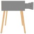 Mesitas de noche 2 uds madera de ingeniería gris 40x40x56