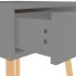 Mesitas de noche 2 uds madera de ingeniería gris 40x40x56