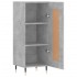 Aparador de madera contrachapada gris hormigón 34,5x34x90