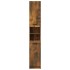 Armario de baño madera ingeniería roble ahumado 32x34x188,5