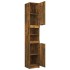 Armario de baño madera ingeniería roble ahumado 32x34x188,5