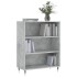 Estantería madera de ingeniería gris hormigón 69,5x32,5x90