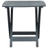 Mesa de jardín plegable de plástico verde 79x72x70