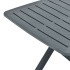 Mesa de jardín plegable de plástico verde 79x72x70