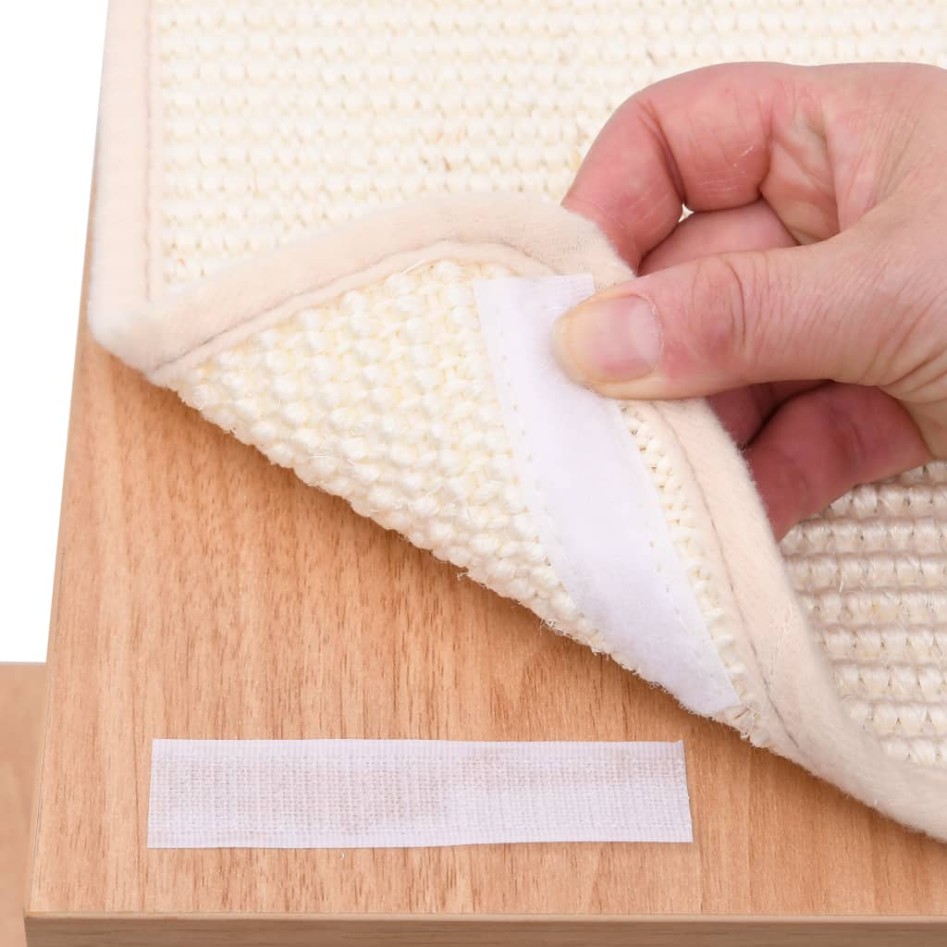 Rascador para gatos con alfombra rascadora de sisal 82