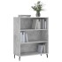 Estantería madera de ingeniería gris hormigón 69,5x32,5x90