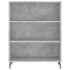 Estantería madera de ingeniería gris hormigón 69,5x32,5x90