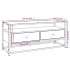 Mueble de TV madera contrachapada gris Sonoma 100x35x45