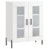 Aparador de madera contrachapada blanco brillante 69,5x34x90